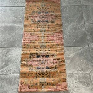 Anthropologie Woven Runner Bath Mat